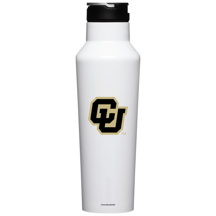 Corkcicle Insulated Canteen Water Bottle with Colorado Buffaloes Secondary Logo