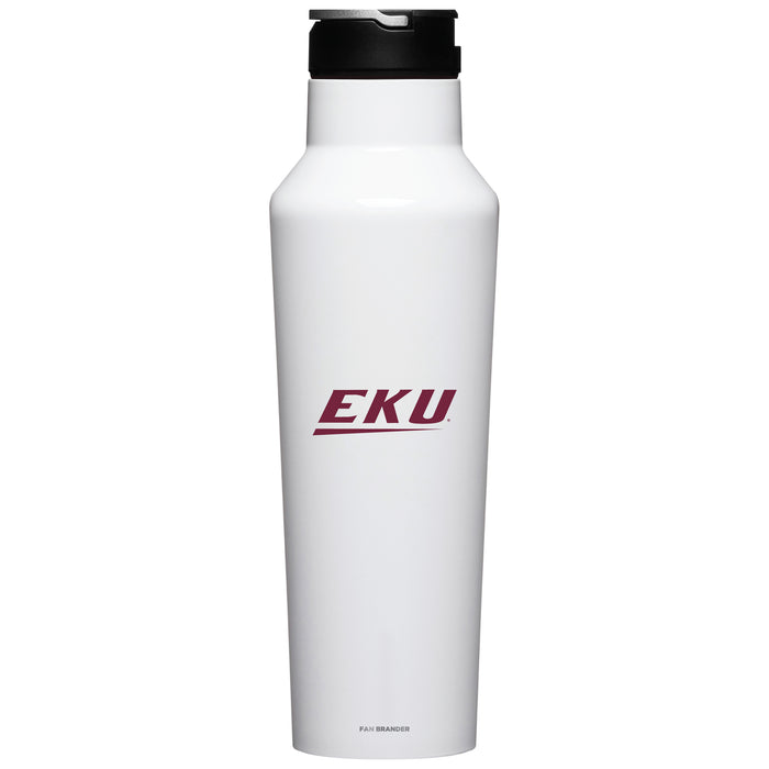 Corkcicle Insulated Canteen Water Bottle with Eastern Kentucky Colonels Primary Logo