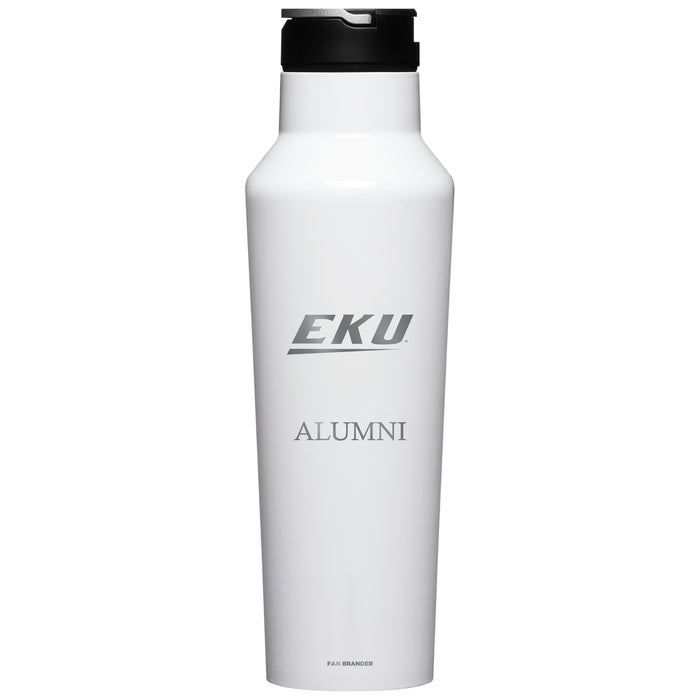 Corkcicle Insulated Canteen Water Bottle with Eastern Kentucky Colonels Alumni Primary Logo
