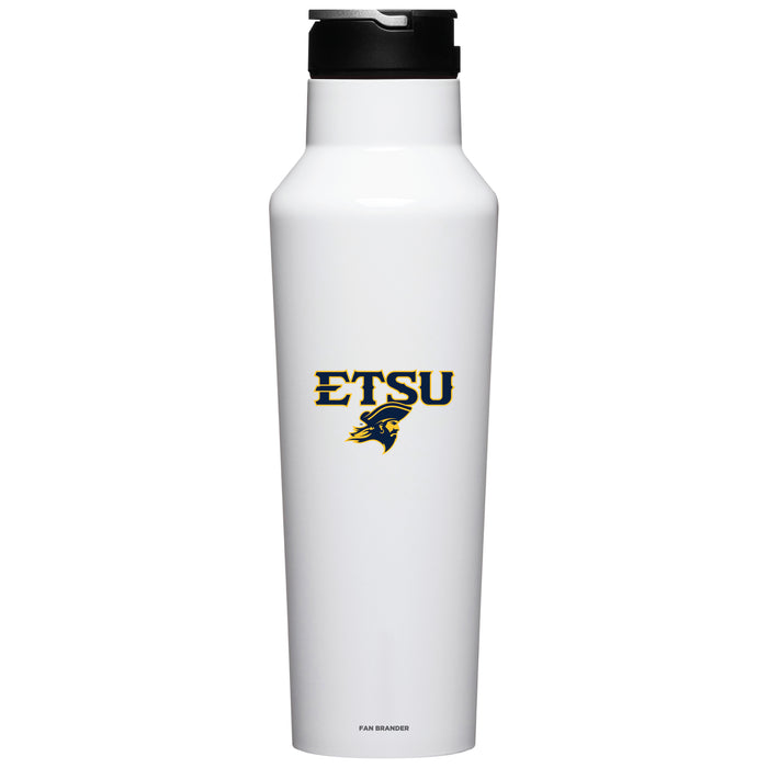 Corkcicle Insulated Canteen Water Bottle with Eastern Tennessee State Buccaneers Secondary Logo
