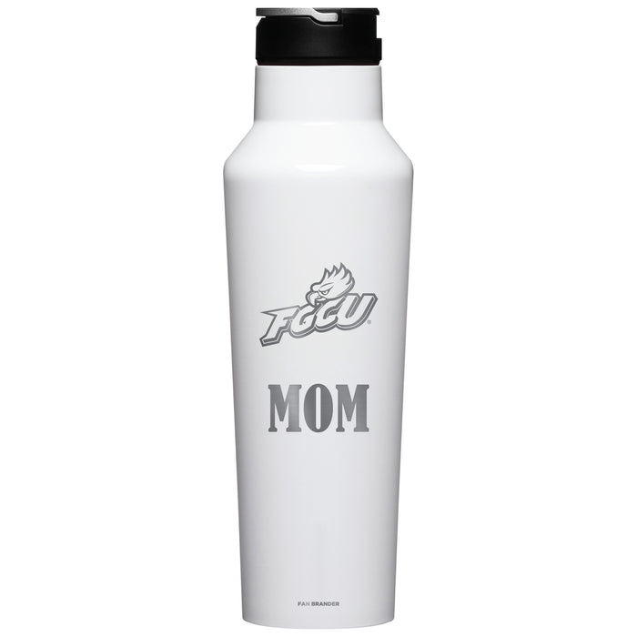 Corkcicle Insulated Canteen Water Bottle with Florida Gulf Coast Eagles Mom Primary Logo