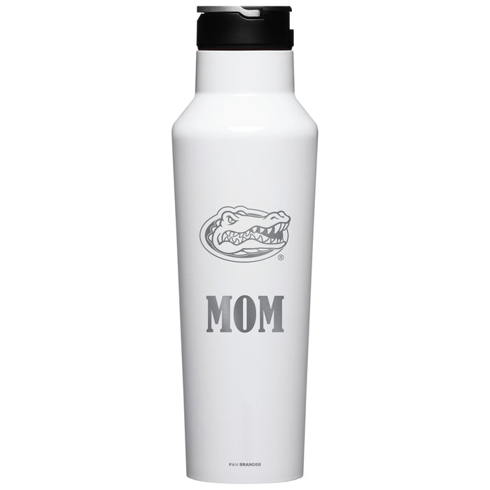 Corkcicle Insulated Canteen Water Bottle with Florida Gators Mom Primary Logo