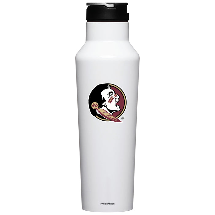 Corkcicle Insulated Canteen Water Bottle with Florida State Seminoles Primary Logo