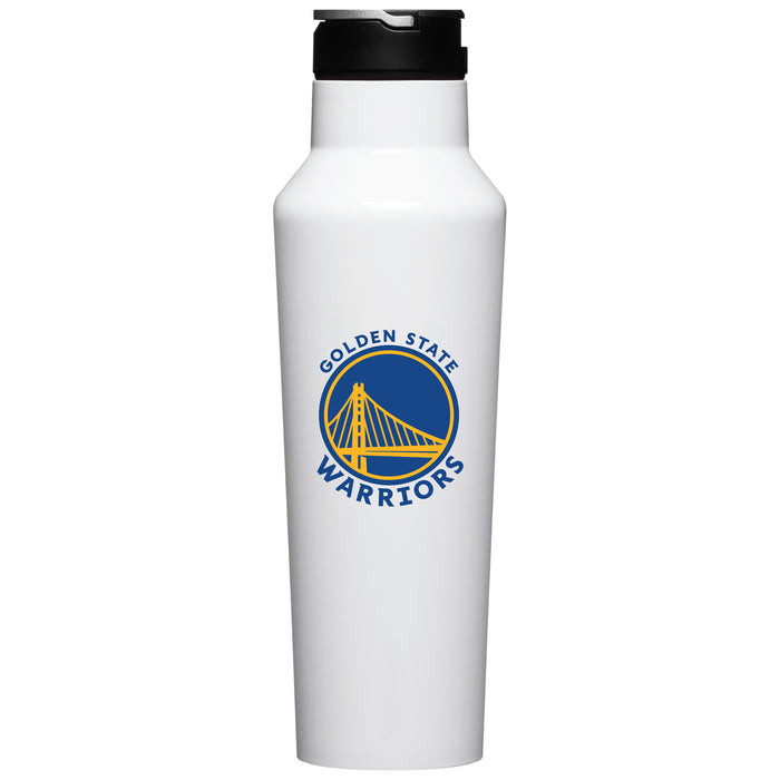 Corkcicle Insulated Canteen Water Bottle with Golden State Warriors Primary Logo