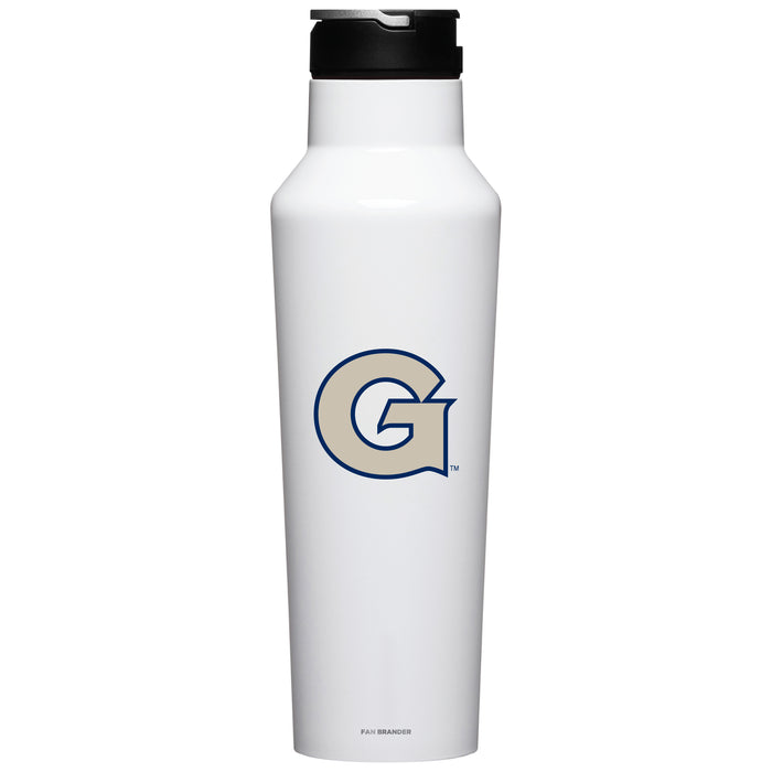 Corkcicle Insulated Canteen Water Bottle with Georgetown Hoyas Primary Logo