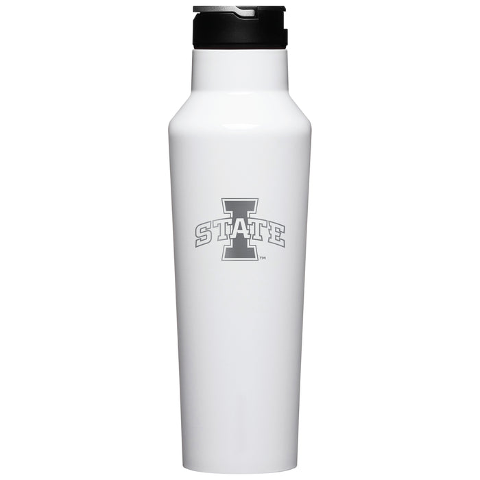 Corkcicle Insulated Sport Canteen Water Bottle with Iowa State Cyclones Primary Logo