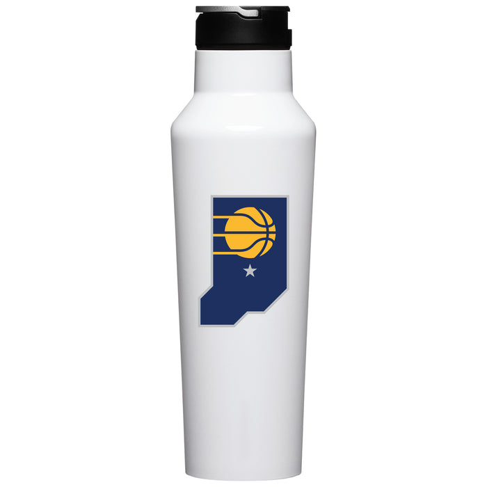 Corkcicle Insulated Canteen Water Bottle with Indiana Pacers Secondary Logo