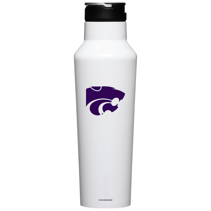 Corkcicle Insulated Canteen Water Bottle with Kansas State Wildcats Primary Logo