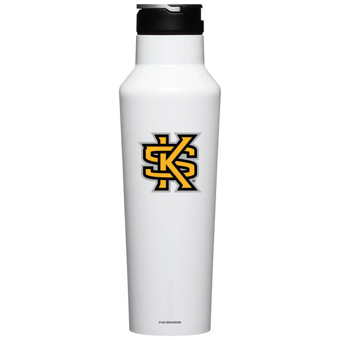 Corkcicle Insulated Canteen Water Bottle with Kennesaw State Owls Primary Logo