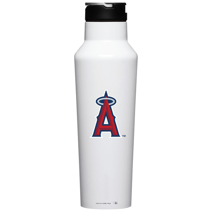 Corkcicle Insulated Canteen Water Bottle with Los Angeles Angels Primary Logo