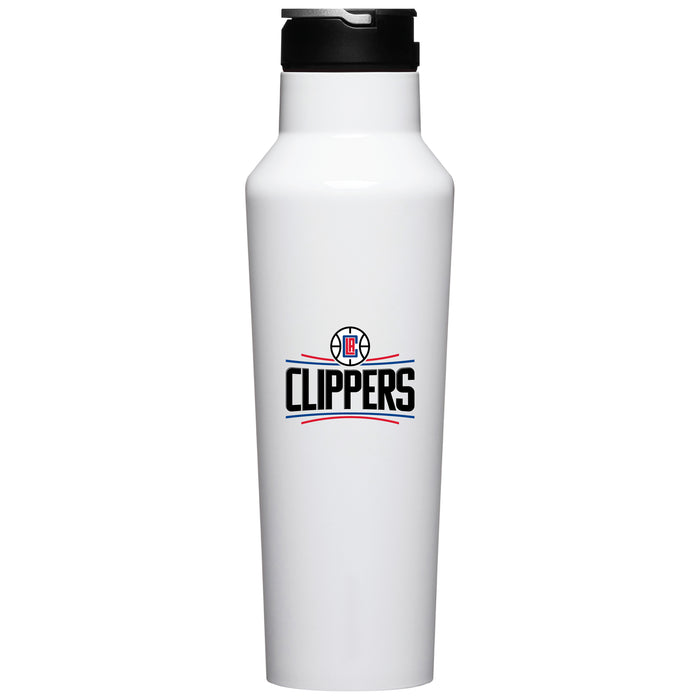 Corkcicle Insulated Canteen Water Bottle with LA Clippers Secondary Logo