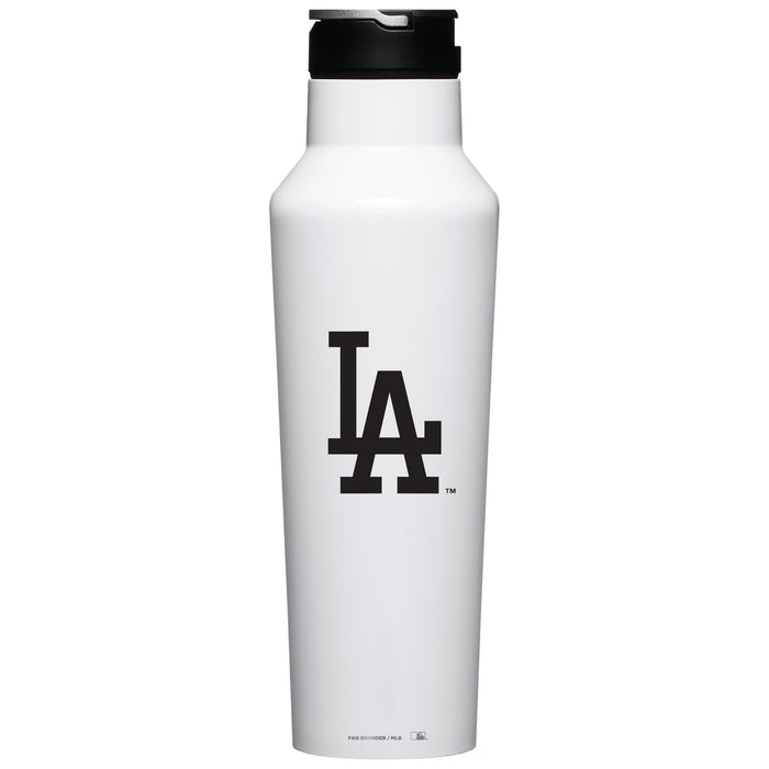 Corkcicle Insulated Canteen Water Bottle with Los Angeles Dodgers Primary Logo
