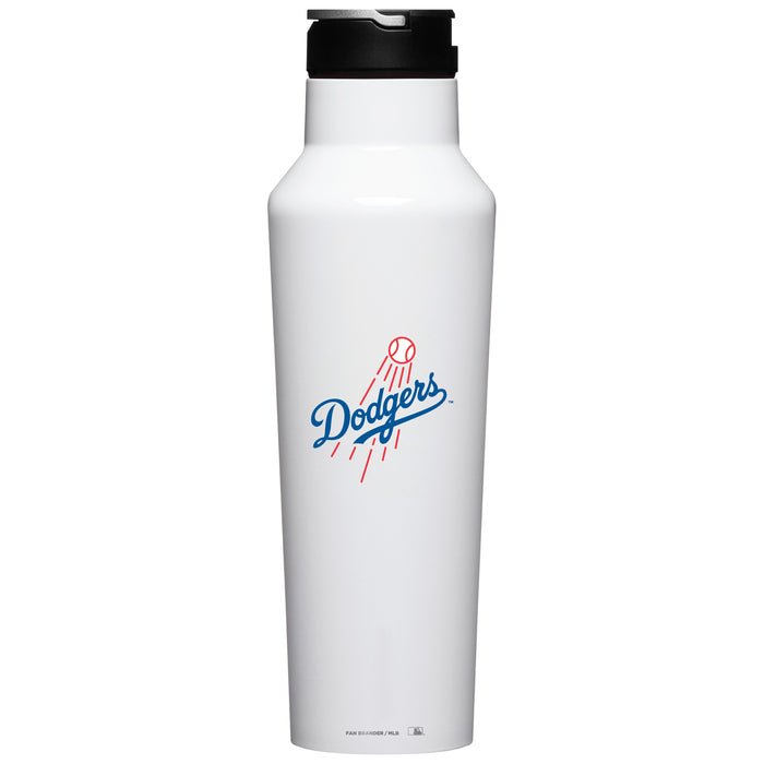 Corkcicle Insulated Canteen Water Bottle with Los Angeles Dodgers Secondary Logo