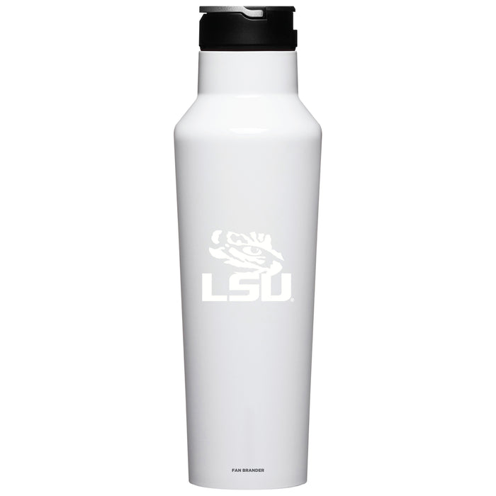 Corkcicle Insulated Canteen Water Bottle with LSU Tigers Secondary Logo