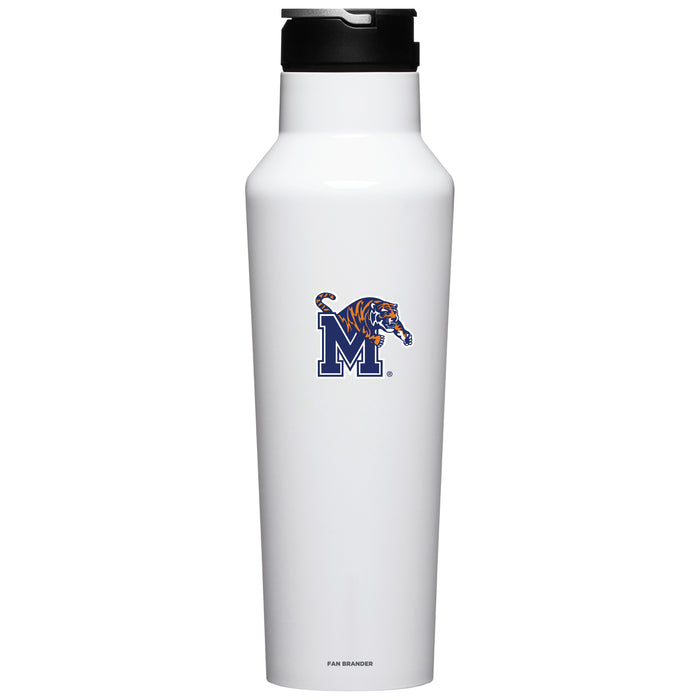 Corkcicle Insulated Canteen Water Bottle with Memphis Tigers Primary Logo