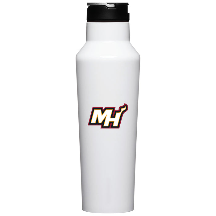 Corkcicle Insulated Canteen Water Bottle with Miami Heat Secondary Logo