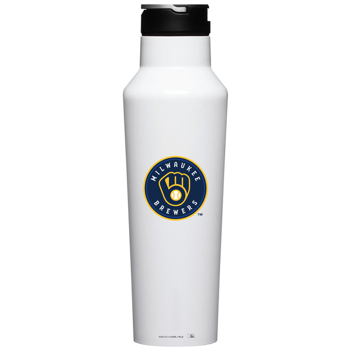 Corkcicle Insulated Canteen Water Bottle with Milwaukee Brewers Primary Logo