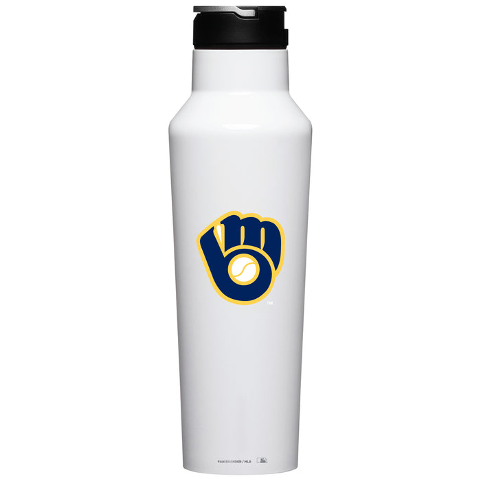 Corkcicle Insulated Canteen Water Bottle with Milwaukee Brewers Secondary Logo