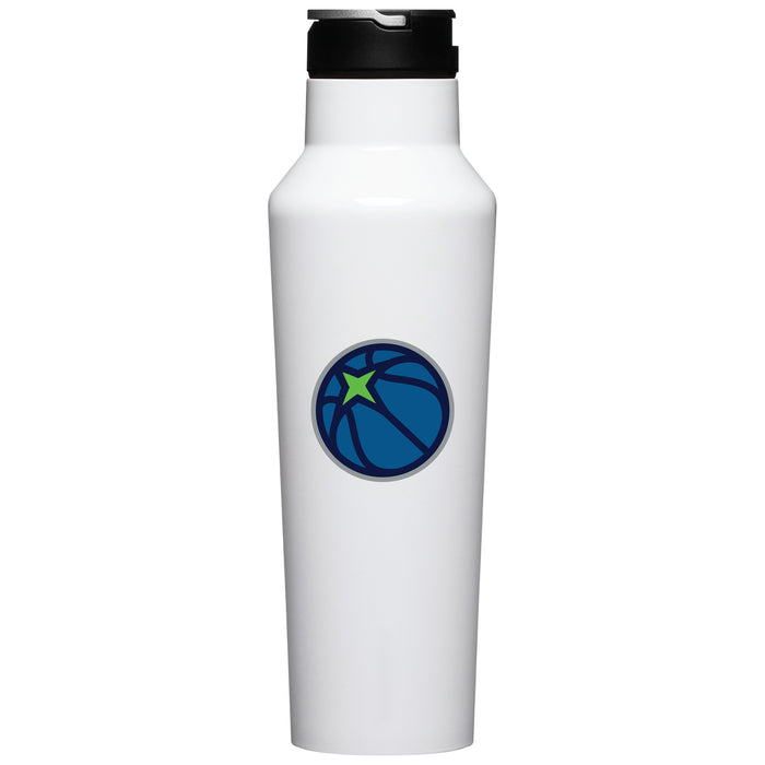 Corkcicle Insulated Canteen Water Bottle with Minnesota Timberwolves Secondary Logo