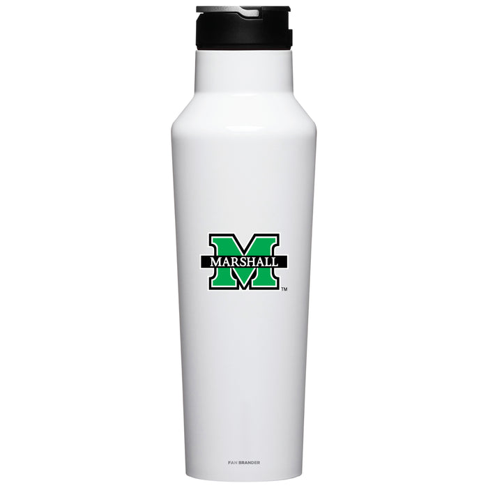 Corkcicle Insulated Canteen Water Bottle with Marshall Thundering Herd Primary Logo