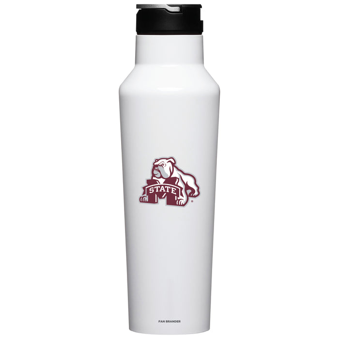 Corkcicle Insulated Canteen Water Bottle with Mississippi State Bulldogs Secondary Logo