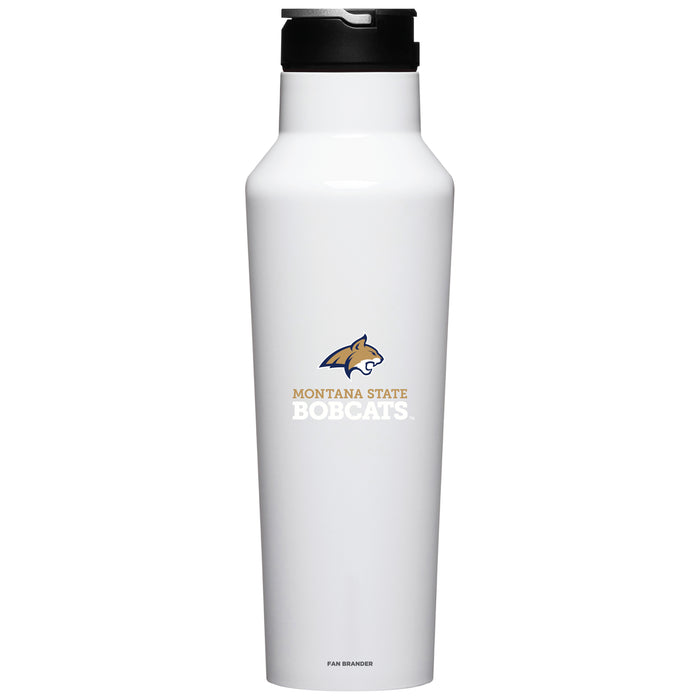 Corkcicle Insulated Canteen Water Bottle with Montana State Bobcats Secondary Logo