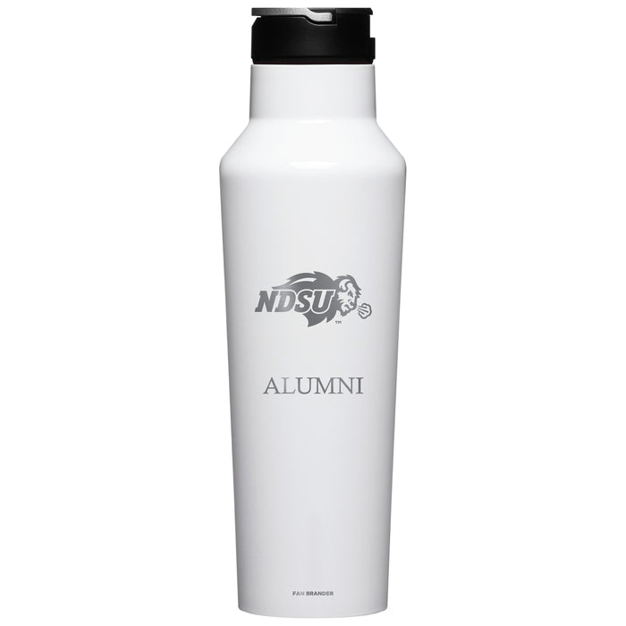 Corkcicle Insulated Canteen Water Bottle with North Dakota State Bison Alumni Primary Logo