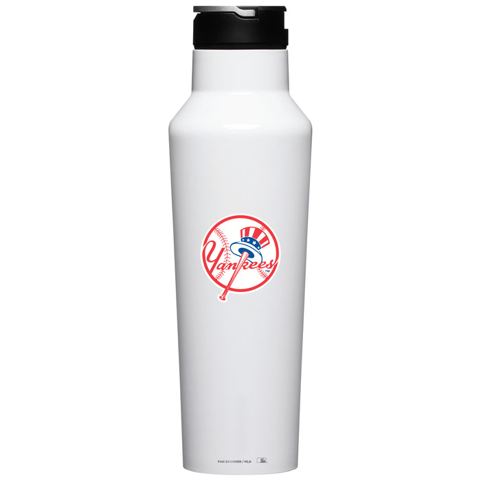 Corkcicle Insulated Canteen Water Bottle with New York Yankees Secondary Logo