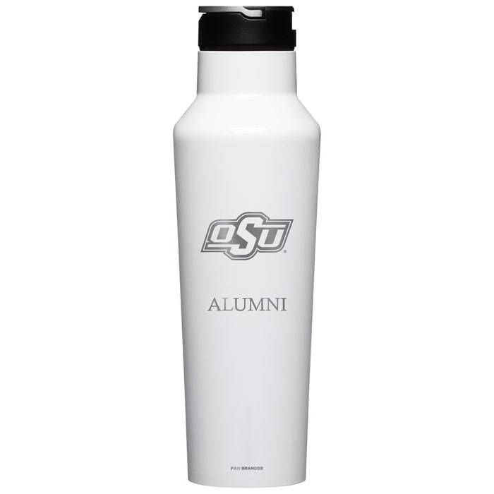 Corkcicle Insulated Canteen Water Bottle with Oklahoma State Cowboys Alumni Primary Logo