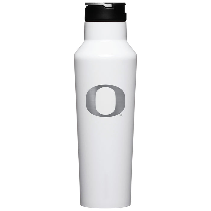 Corkcicle Insulated Canteen Water Bottle with Oregon Ducks Primary Logo