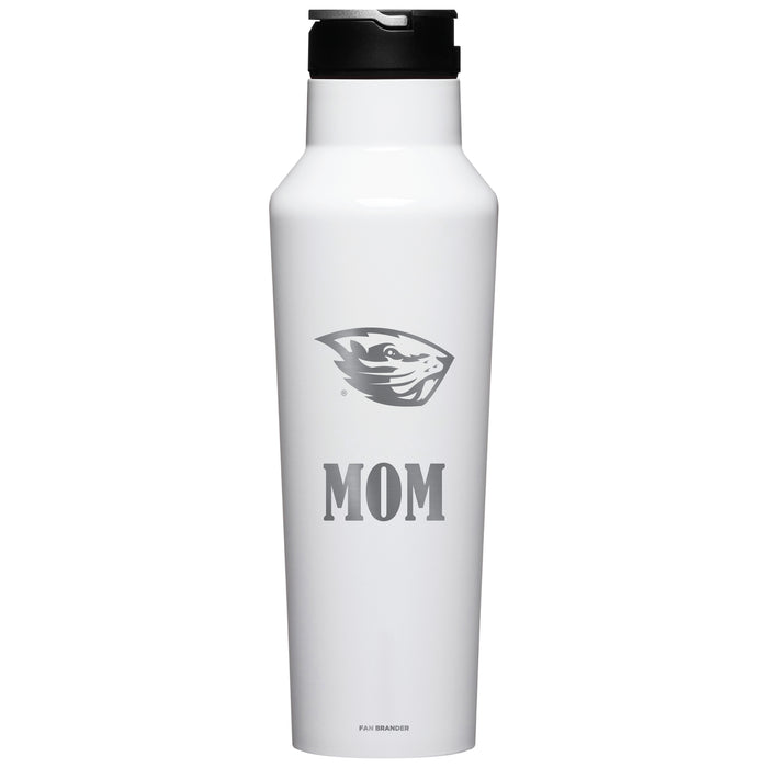 Corkcicle Insulated Canteen Water Bottle with Oregon State Beavers Mom Primary Logo