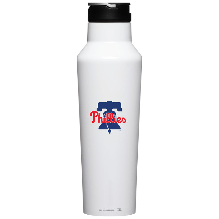 Corkcicle Insulated Canteen Water Bottle with Philadelphia Phillies Primary Logo