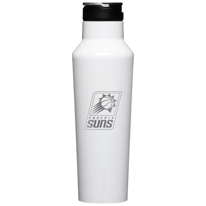 Corkcicle Insulated Canteen Water Bottle with Phoenix Suns Etched Primary Logo