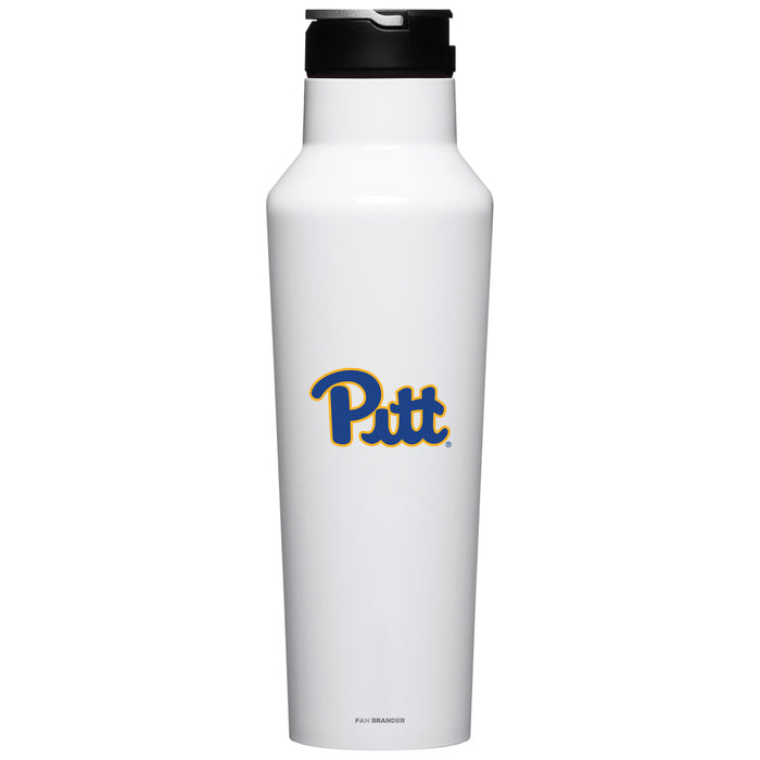 Corkcicle Insulated Canteen Water Bottle with Pittsburgh Panthers Primary Logo