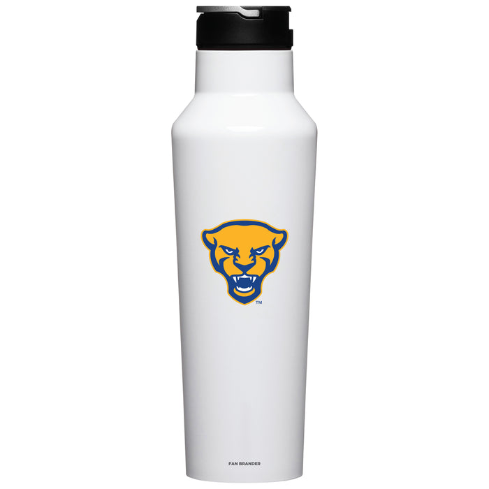 Corkcicle Insulated Canteen Water Bottle with Pittsburgh Panthers Secondary Logo