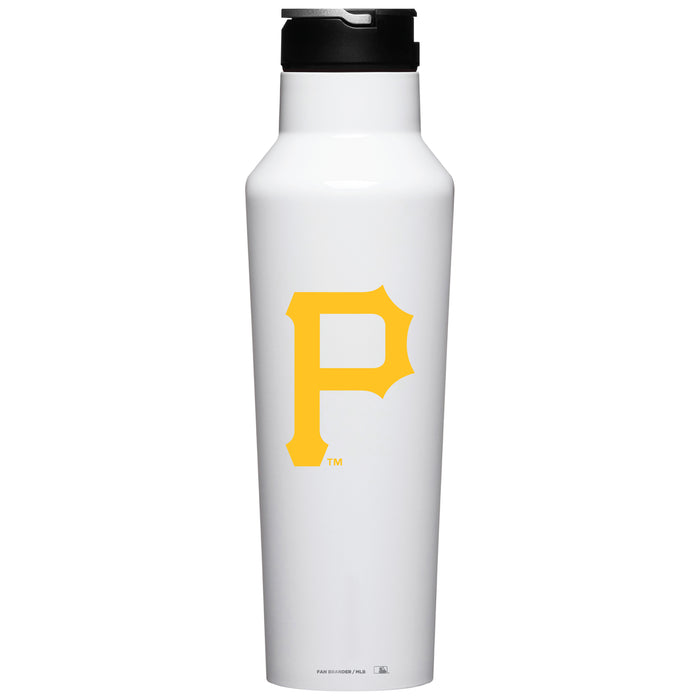 Corkcicle Insulated Canteen Water Bottle with Pittsburgh Pirates Primary Logo