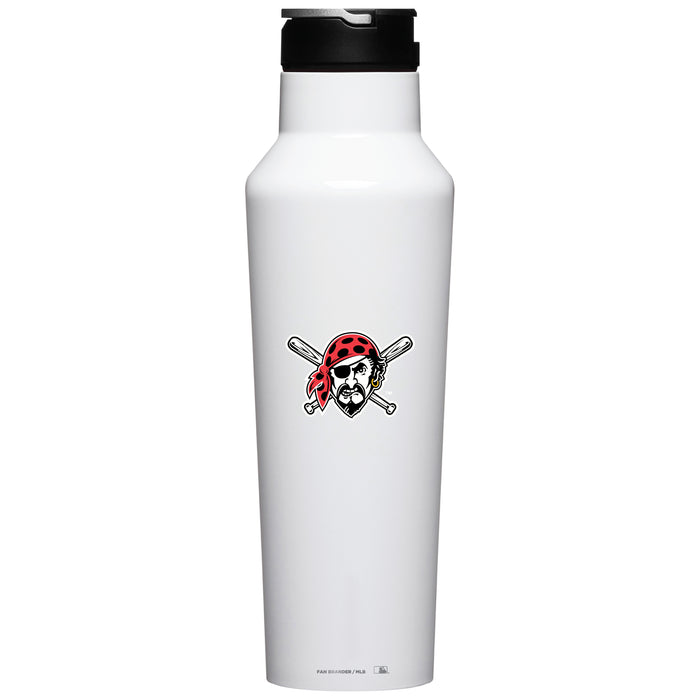 Corkcicle Insulated Canteen Water Bottle with Pittsburgh Pirates Secondary Logo