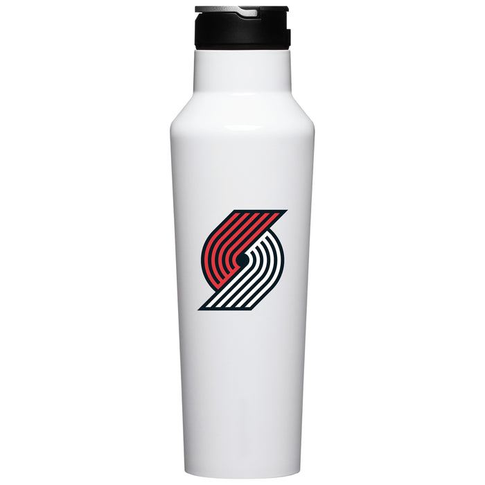 Corkcicle Insulated Canteen Water Bottle with Portland Trailblazers Primary Logo