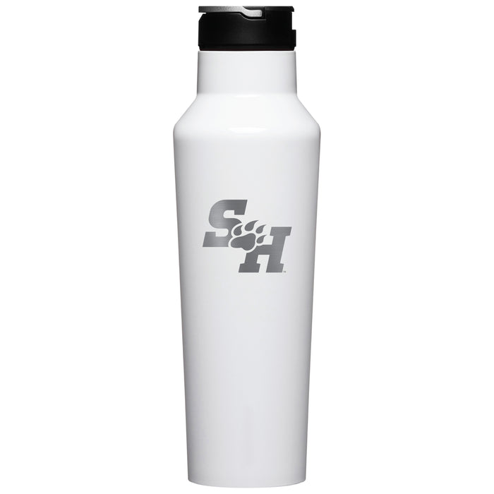 Corkcicle Insulated Sport Canteen Water Bottle with Sam Houston State Bearkats Primary Logo