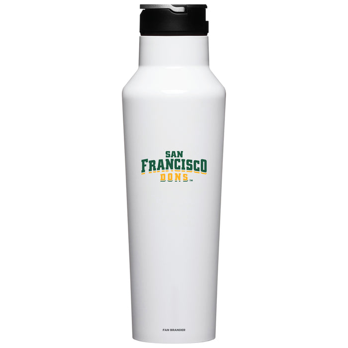 Corkcicle Insulated Canteen Water Bottle with San Francisco Dons Primary Logo