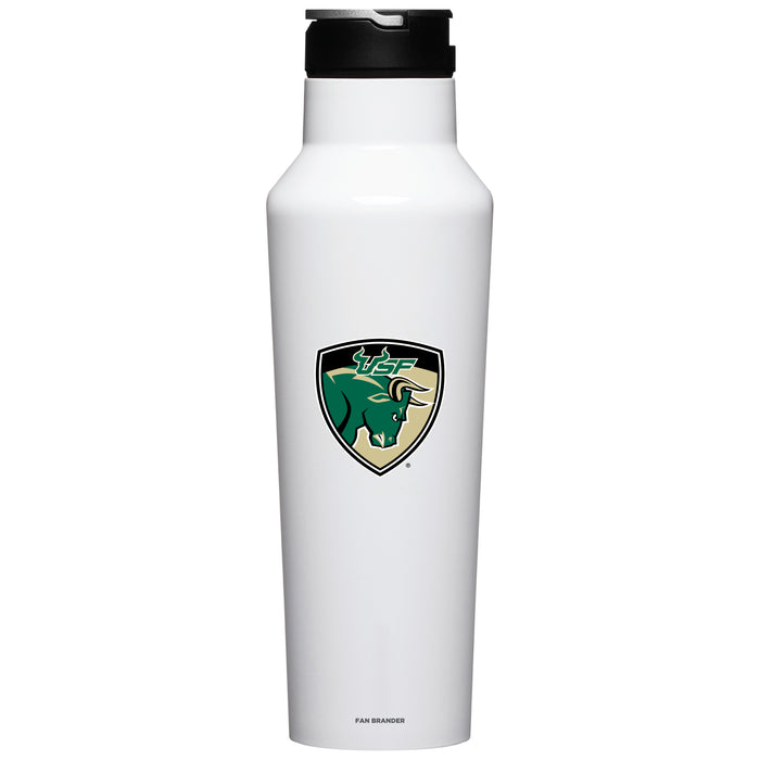 Corkcicle Insulated Canteen Water Bottle with South Florida Bulls Secondary Logo