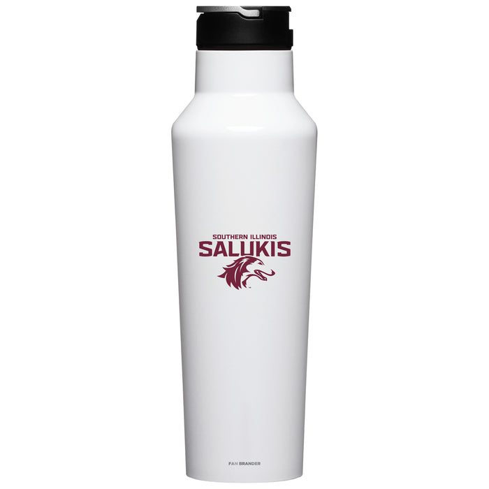 Corkcicle Insulated Canteen Water Bottle with Southern Illinois Salukis Primary Logo