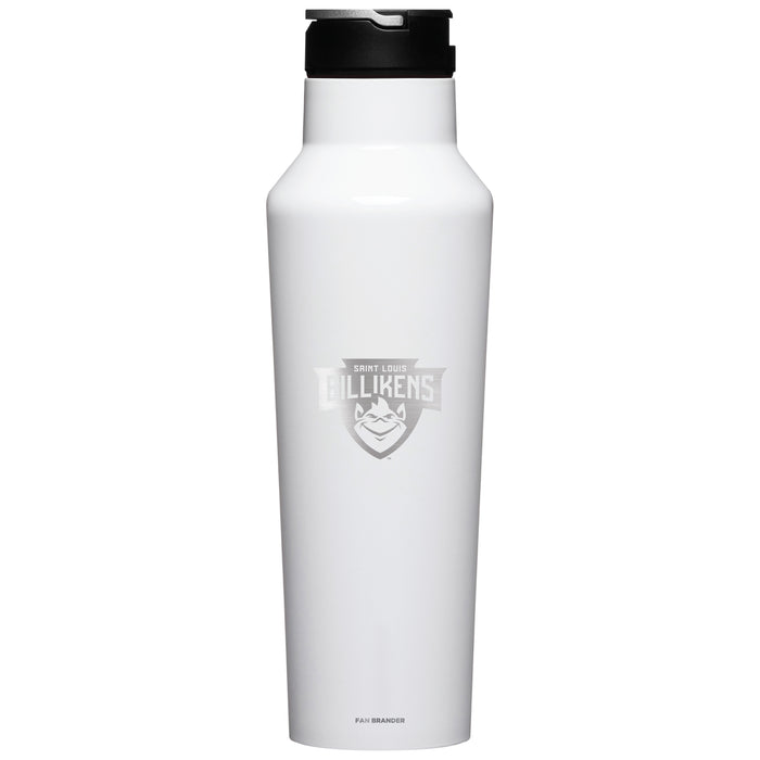 Corkcicle Insulated Canteen Water Bottle with Saint Louis Billikens Primary Logo