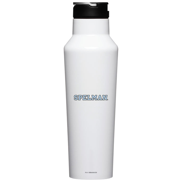 Corkcicle Insulated Canteen Water Bottle with Spelman College Jaguars Primary Logo