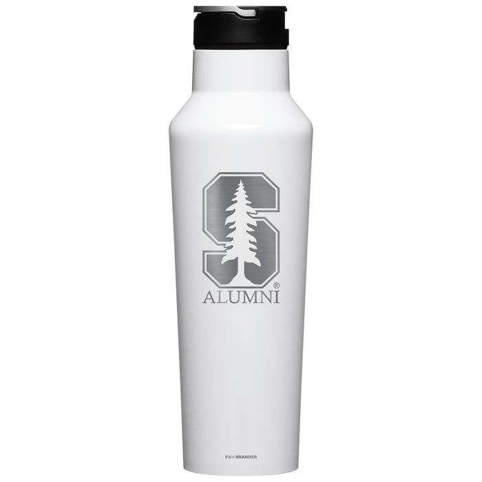 Corkcicle Insulated Canteen Water Bottle with Stanford Cardinal Alumni Primary Logo