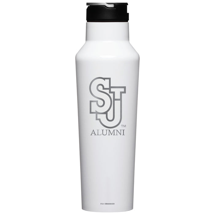Corkcicle Insulated Canteen Water Bottle with St. John's Red Storm Alumni Primary Logo