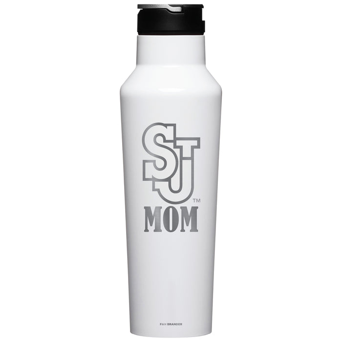Corkcicle Insulated Canteen Water Bottle with St. John's Red Storm Mom Primary Logo