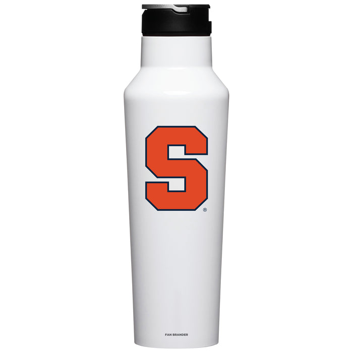 Corkcicle Insulated Canteen Water Bottle with Syracuse Orange Primary Logo