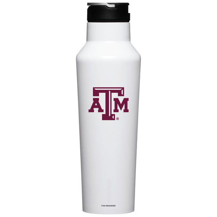 Corkcicle Insulated Canteen Water Bottle with Texas A&M Aggies Primary Logo