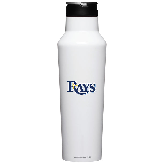 Corkcicle Insulated Canteen Water Bottle with Tampa Bay Rays Primary Logo